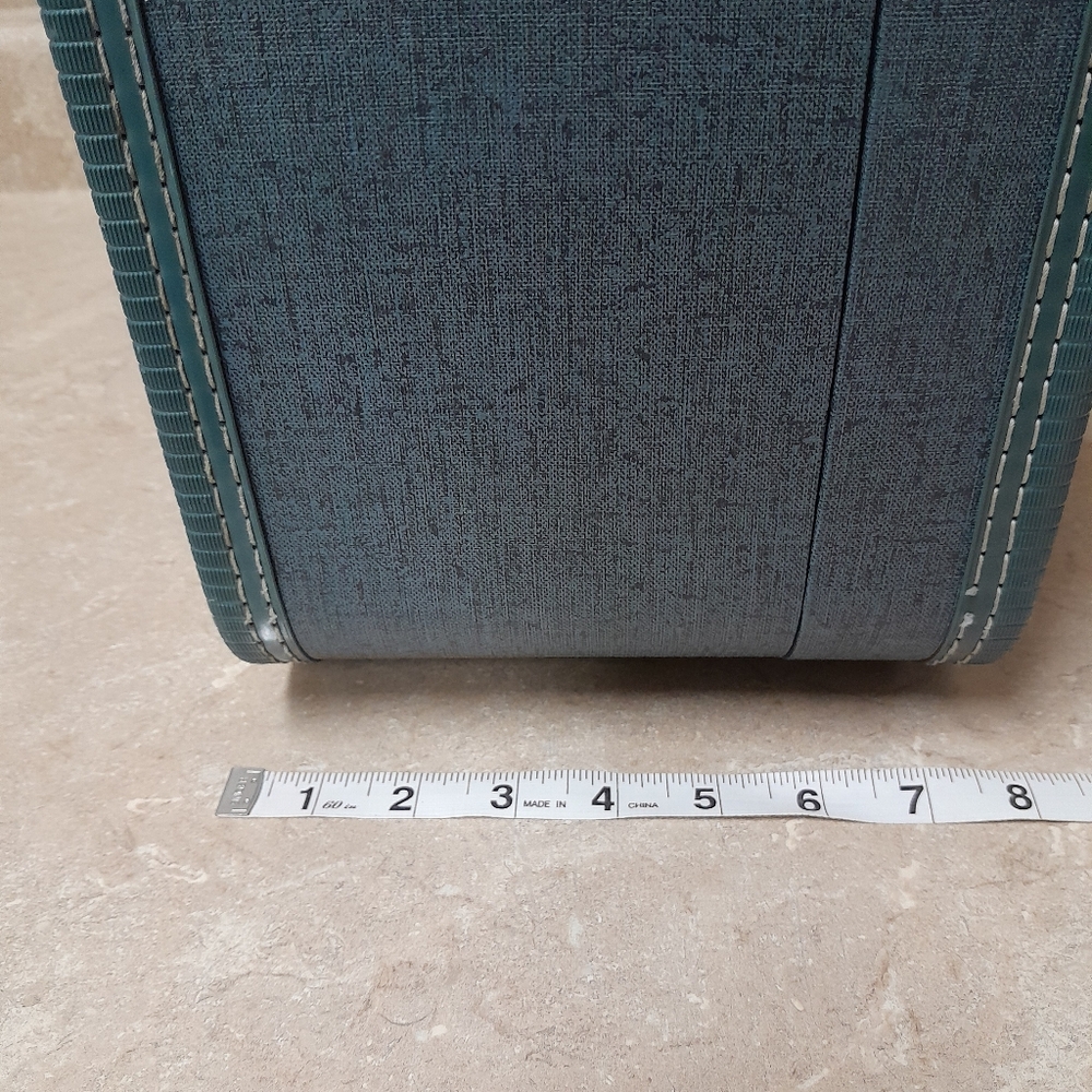 ■Vintage 1950's Monarch Blue Hard Sided Travel Case Size:OS Monarch - Picture 10 of 10
